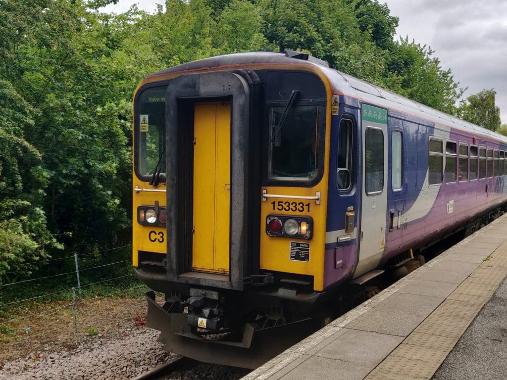 Class 153 at Barton on Humber